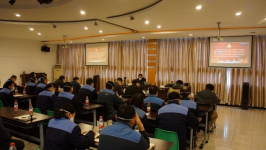 重慶水務(wù)環(huán)境集團(tuán)黨委副書(shū)記、總經(jīng)理曲斌到三峰環(huán)境開(kāi)展黨的二十大精神宣講